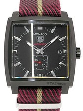 TAG Heuer Monaco automático preto completo WW2119.FC6338 masculino #T316 comprar usado  Enviando para Brazil