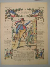Conscrit 1810 gravure d'occasion  Douarnenez