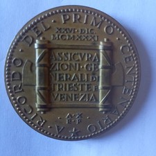Medaglia primo centenario usato  Pesaro