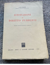 Aldo bozzi istituzioni usato  Monza
