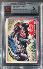 1966 Topps Batman A Series Red Bat Grappling a Gator #2A BVG 5 comprar usado  Enviando para Brazil