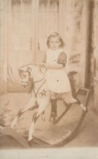 CARTÃO POSTAL GIRL ON ROCKING HORSE C1909 comprar usado  Enviando para Brazil