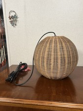 Wicker hanging lamp for sale  Quitman