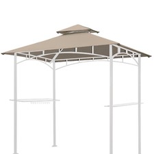 Cobertura de substituição para churrasqueira Eurmax 5x8 Grill gazebo camada dupla, usado comprar usado  Enviando para Brazil