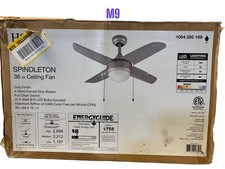 Hunter fan spindletonceiling for sale  Rome
