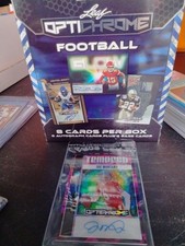 Usado, 2025 Leaf Optichrome Football - Tempest autógrafo Joe Montana "1/8" gelo rachado comprar usado  Enviando para Brazil