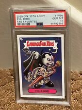 2020 Garbage Pail Kids GPK Evil Eddie PSA 10 Fan Favorites #FV9b cartão icônico comprar usado  Enviando para Brazil