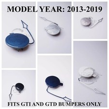Capa de gancho de reboque para-choque dianteiro para VW Golf MK7 GTI GTD 2013-2019 escolha a cor comprar usado  Enviando para Brazil