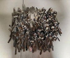 Lote mixto a granel de 19 libras cubiertos iglesia picnic hobby acero inoxidable segunda mano  Embacar hacia Mexico