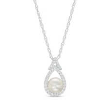 Zales necklace pearl for sale  Newport News