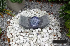Led granitbrunnen glaskugel gebraucht kaufen  Rheine