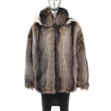 Raccoon jacket detachable for sale  Mc Lean