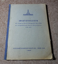 Ersatzteilliste magirus deutz gebraucht kaufen Ersatzteilliste magirus deutz gebraucht kaufen  Erolzheim