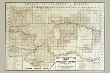 Mapa de Chouteau County Montana 1906 comprar usado  Enviando para Brazil