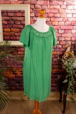 Vintage Original 70er Boho Hängerchen Vestido Verde Algodón Hippie Ancho Unisize comprar usado Vintage Original 70er Boho Hängerchen Vestido Verde Algodón Hippie Ancho Unisize comprar usado  Enviando para Brazil