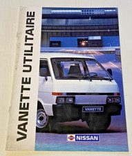 Brochure nissan vanette d'occasion  Quarré-les-Tombes