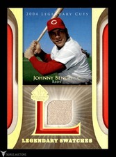 2004 Upper Deck SP Legendary Cuts #LSW-JB Reds Johnny Bench Swatch Card NM RELÍQUIA, usado comprar usado  Enviando para Brazil