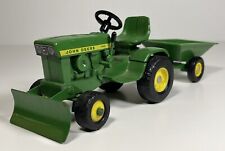 Trator de grama e jardim Ertl John Deere 140 com lâmina e vagão de carrinho comprar usado  Enviando para Brazil