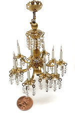 Usado, Candelabro miniatura GETZAN DOLLHOUSE "PRINCESS PAT" #223 ACENDE, NOVO ESTADO. comprar usado  Enviando para Brazil