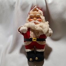 Boneca de Pelúcia Vintage Natal Rosto de Borracha Recheada São Nicolau Papai Noel 8"" comprar usado Boneca de Pelúcia Vintage Natal Rosto de Borracha Recheada São Nicolau Papai Noel 8"" comprar usado  Enviando para Brazil