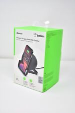 Suporte de carregamento rápido sem fio Belkin 10W Qi com alto-falante Bluetooth - Preto NOVO ABERTO comprar usado  Enviando para Brazil