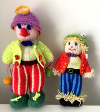 Scarecrow clown knitted for sale  CLECKHEATON