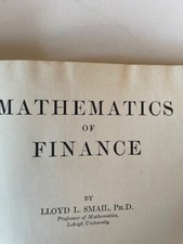 Usado, Livro didático usado Matemática das Finanças Smail, Lloyd L. comprar usado  Enviando para Brazil