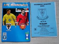 Afc wimbledon glossop for sale  LONDON