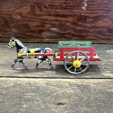 Brinquedo de lata vintage “cavalo e carrinho” sem marca comprar usado  Enviando para Brazil