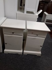White bedside cabinets for sale  STALYBRIDGE