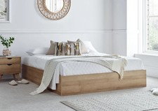 oak bed frame for sale  HUDDERSFIELD