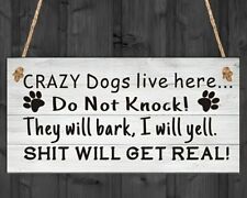 Wooden dog plaque for sale  Marietta