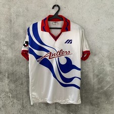 CAMISA DE FUTEBOL KASHIMA CHIFRES 1993 1994 FORA DE CASA MIZUNO JAPÃO TAMANHO G, usado comprar usado  Enviando para Brazil