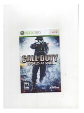 Call of Duty World At War Xbox 360 SOMENTE MANUAL Autêntico comprar usado  Enviando para Brazil