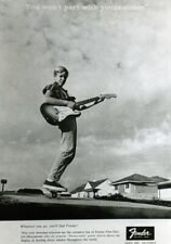 1960's Fender Guitar "You Won't Part With Yours Either" skatista reimpressão anúncio comprar usado  Enviando para Brazil