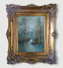 Quadro olio impressionista usato  Napoli