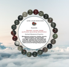 African bloodstone 8mm for sale  PETERBOROUGH