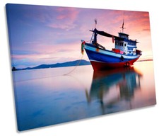 Fishing boat sunset for sale  UK