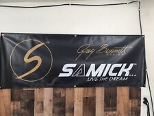 Banner Samick Guitars Dealer enorme 59x22 original, usado comprar usado  Enviando para Brazil