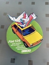 Ancien autocollant fiat d'occasion Ancien autocollant fiat d'occasion  Aix-les-Bains