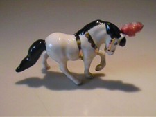 CAVALO DE CIRCO VINTAGE 1955 MINIATURA HAGEN RENAKER COM PLUMA VERMELHA, usado comprar usado  Enviando para Brazil