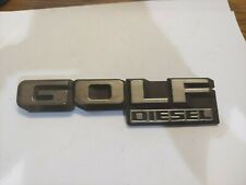 Emblema de bota traseira VW MK2 Golf diesel 1985-92 vw # 176853687AC, usado comprar usado  Emblema de bota traseira VW MK2 Golf diesel 1985-92 vw # 176853687AC, usado comprar usado  Enviando para Brazil