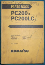 Usado, KOMATSU PC200-3 PC200LC-3 PEÇAS DE ESCAVADEIRA MANUAL CATÁLOGO DE LIVROS S/N 26574-UP CONJUNTO comprar usado  Enviando para Brazil