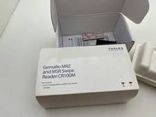 Leitor de documentos Gemalto 3M CR100M cartão de crédito passaporte scanner OCR/MSR THALES, usado comprar usado  Enviando para Brazil