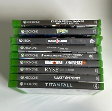 Lote de 9 jogos Xbox One Ryse Gears of War DBZ Quantum Break Sunset Overdrive comprar usado  Enviando para Brazil