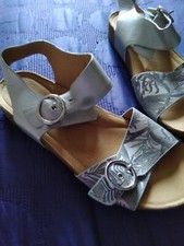 Hotter silver sandals for sale  GLOUCESTER