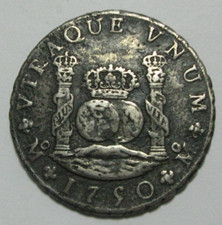 ZALDI2010 - FERNANDO VI , 8 REALES DE 1750 , MEXICO , COPIA , COPY , PLATA, usado comprar usado  Enviando para Brazil