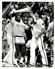 Usado, Banco de basquete LG30 foto original QUINN BUCKNER GREG KITE BOSTON CELTICS NBA comprar usado  Enviando para Brazil
