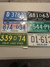 Dealer license plates for sale  Greenwood