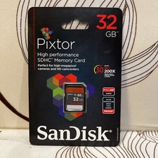 Cartão de memória SDHC SanDisk Ultra Pixtor alto desempenho 32GB FULL HD. 1080P comprar usado  Enviando para Brazil
